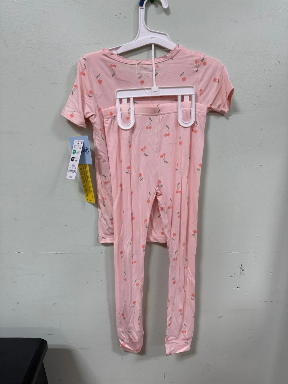 Carter's Light Pink Cherry-Print Two-Piece Pajama Set